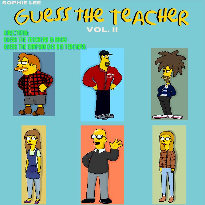 Guess the Teacher: Part 2