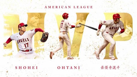 Shohei Ohtani, the 2021 AL MVP. (Courtesy_ LA Angels Twitter)