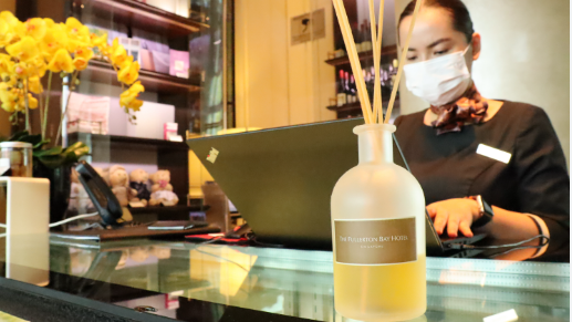 Most hotels also incorporate scent marketing, which  promotes brand deals with signature amenities. Photo courtesy of Nikkei Asia.