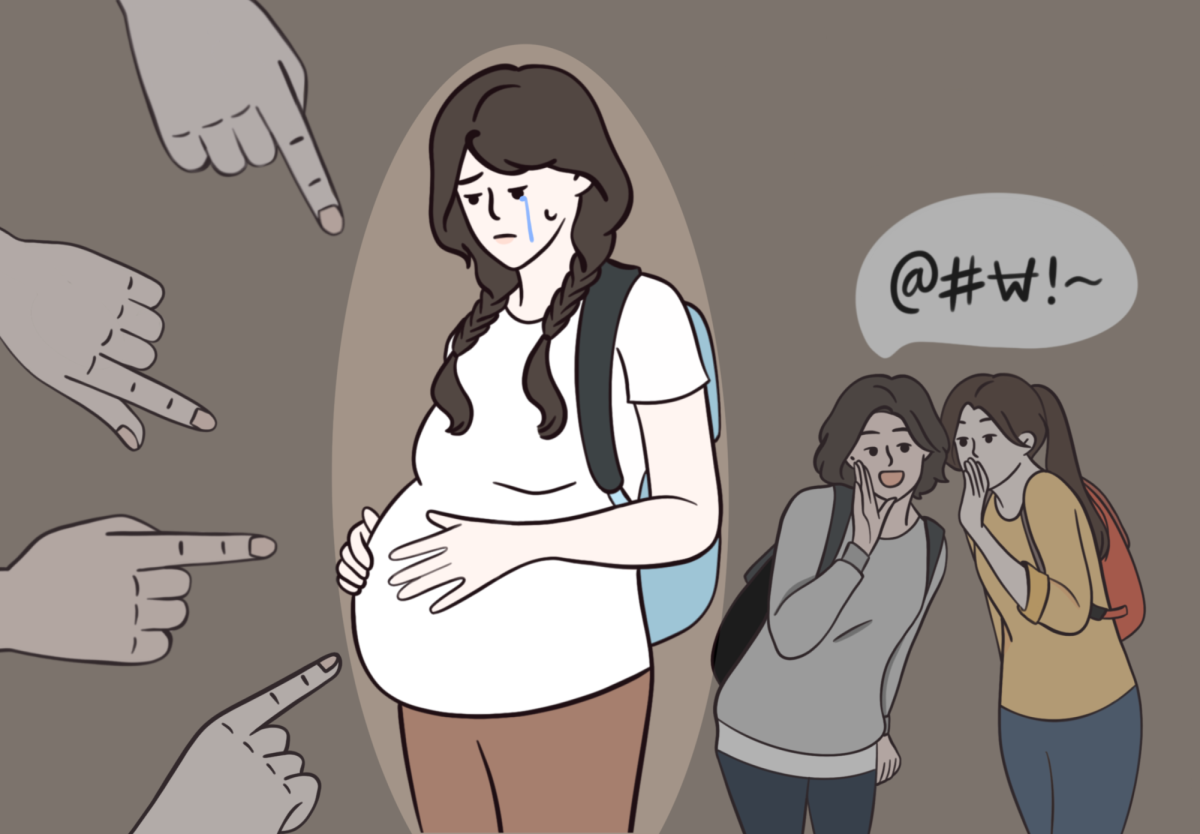 Pregnant teens in Korea are often framed as sluts and suffer from intense stigmatization. 