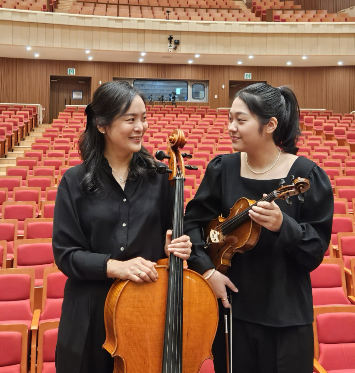 This was the last concert my mom and I performed together — her on the cello, me on the violin. Her decision to start me on the violin at six not only sparked my love for music but also deepened our bond. It’s a connection we’ve nurtured over the years, attending practices together every Saturday for four years. 