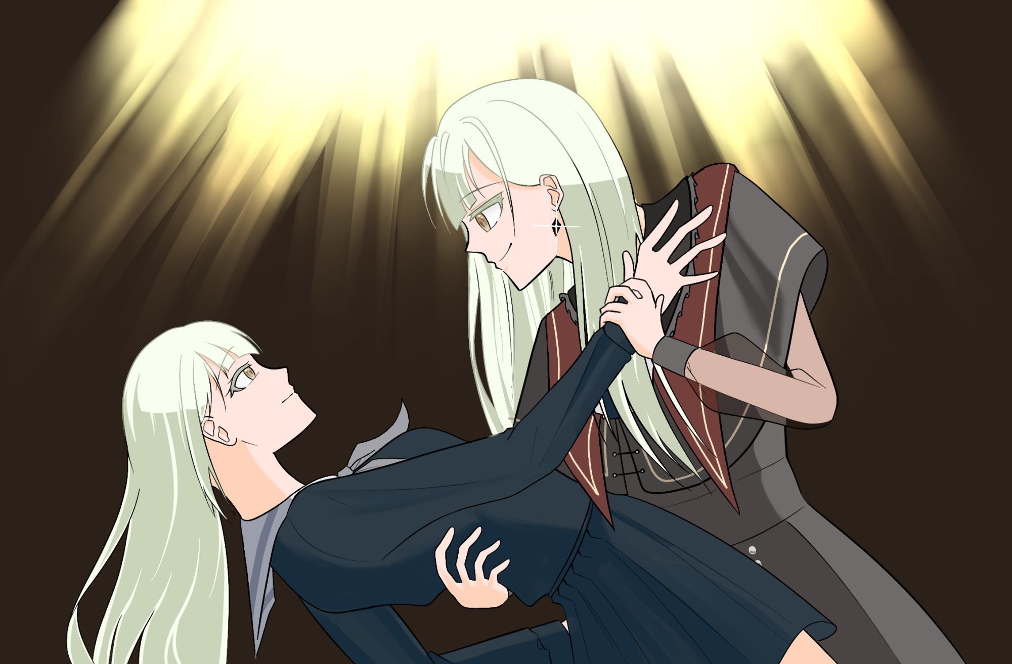 Mutsumi and Mortis, the "alters" of the protagonist's DID system, possess vastly different personalities. Although the difference brews conflict at first, the two identities harmoniousy blend in the end.