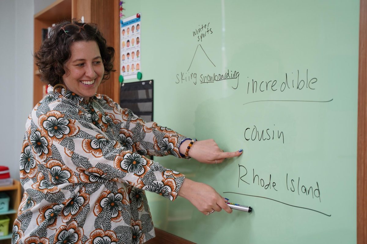 Mrs. Nunes introduces herself to her elementary ELL class. She shares her love of winter sports, her Rhode Island roots, and the crazy adventures she had with her cousins. 