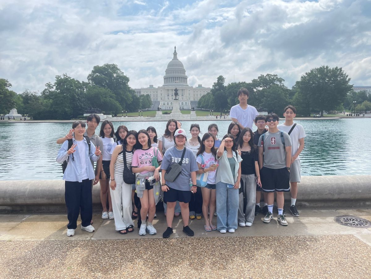 The Jets spend the weekend as tourists before heading to the University of Maryland. They fight off the heat of summer as they tour the area. Photo courtesy of Nick Kaschub