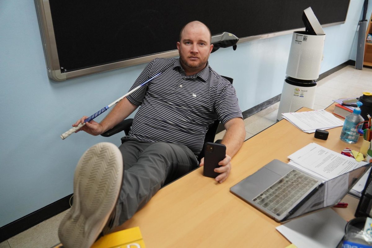 Mr. Bergan, secondary history teacher