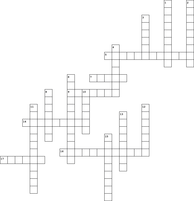 Crossword: Halloween