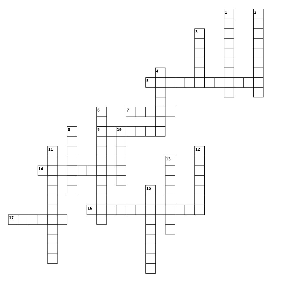 Crossword: Halloween
