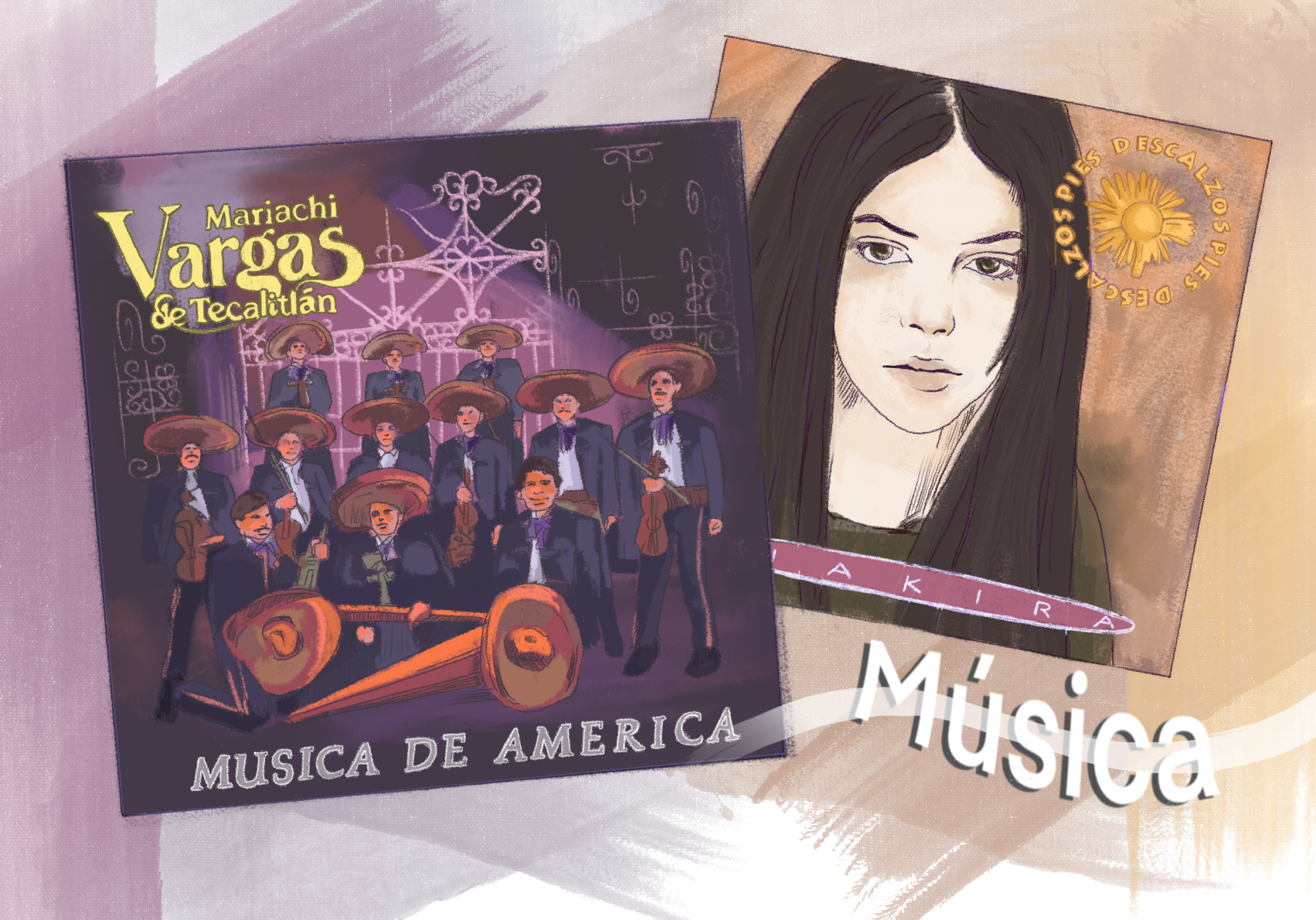 Hispanic music by artists like Shakira and Mariachi de Tecalitlan brings Latinos together. Take a listen to the playlist below. 
