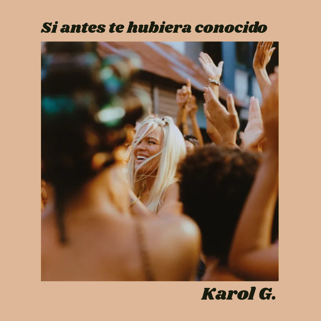Karol G filmed her music video at a bar called Verano Rosa in the Dominican Republic, which brought the genre of Merengue into the spotlight. Its energetic beats make the song sound joyful even though the lyrics convey a melancholy mood. The irony brings in more traction.