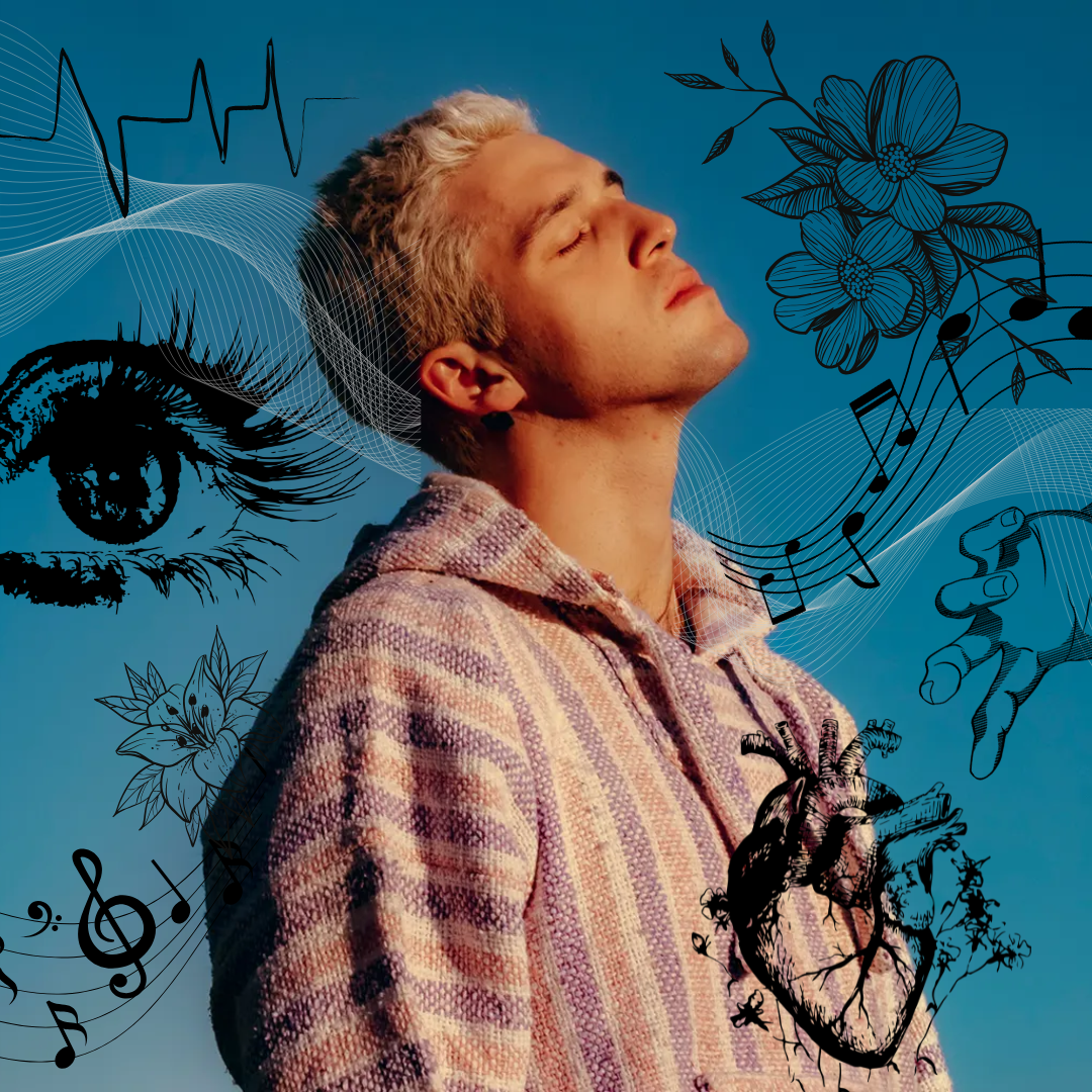 Lauv tilts his head into the cold air, embracing the heartbreak, nostalgia, and hope that accompany his sweet tunes. 
