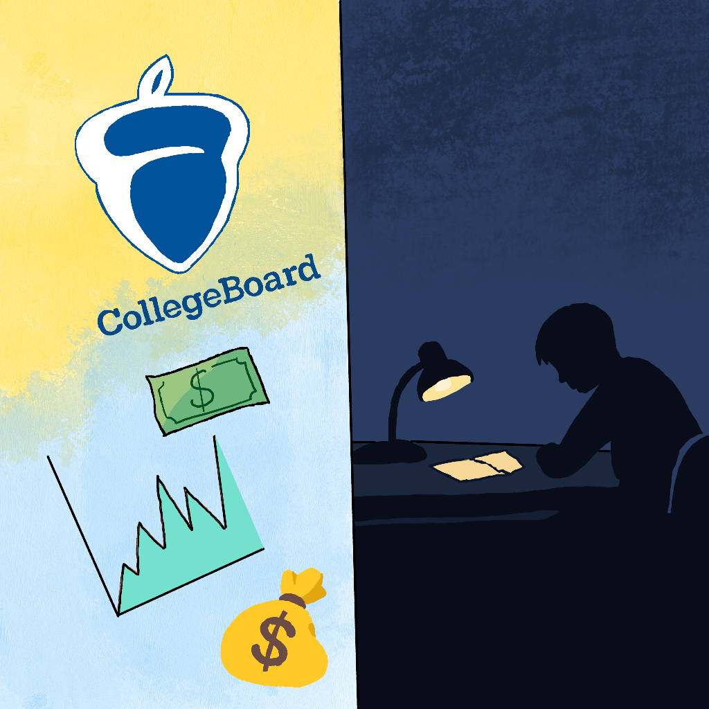 Despite claiming to connect students with colleges, monetized policies implemented by the College Board contradict this notion. Students have become frustrated as profit incentives cause a lower quality of institutions.