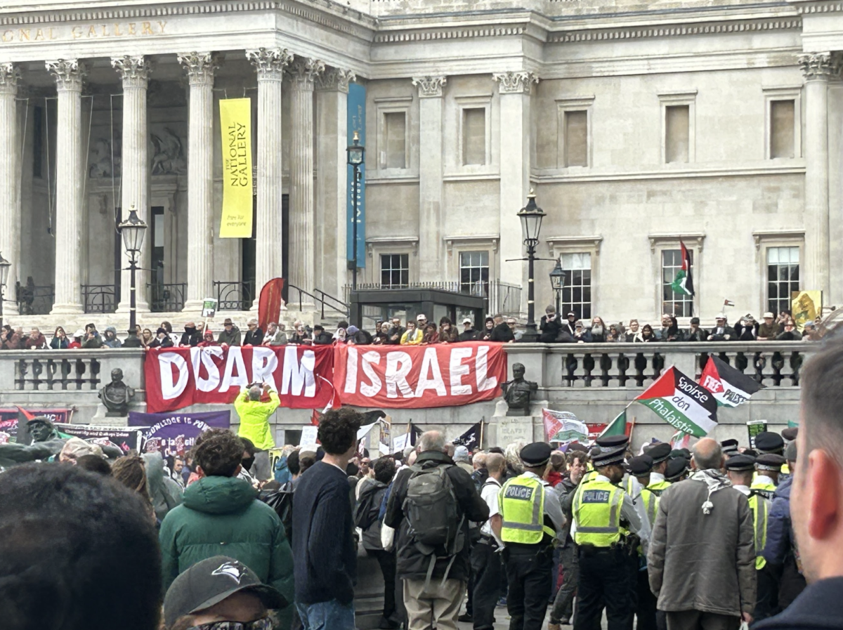 Despite the harsh winter months in England, thousands of protesters hold signs and shout slogans in support of the group Palestine Action. Their movement inspires additional citizens to join in, despite police attempts to shut it down.
