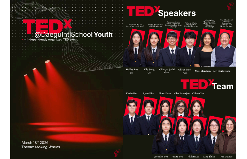 TedX Poster designed by Ellen Cho from the Jets Advertising Agency
